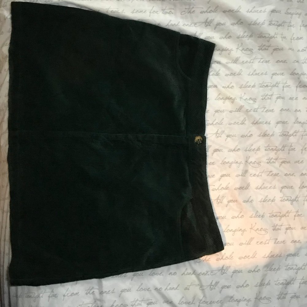 Green skirt